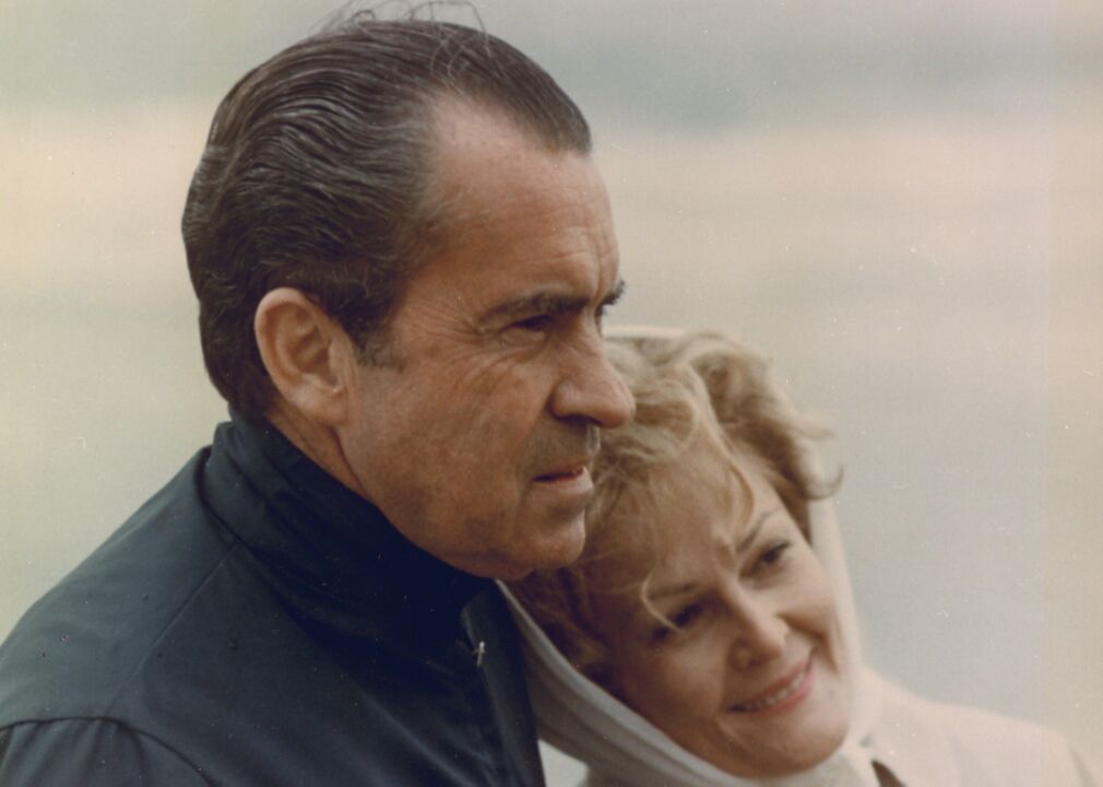 1971: President and Mrs. Nixon in San Clemente